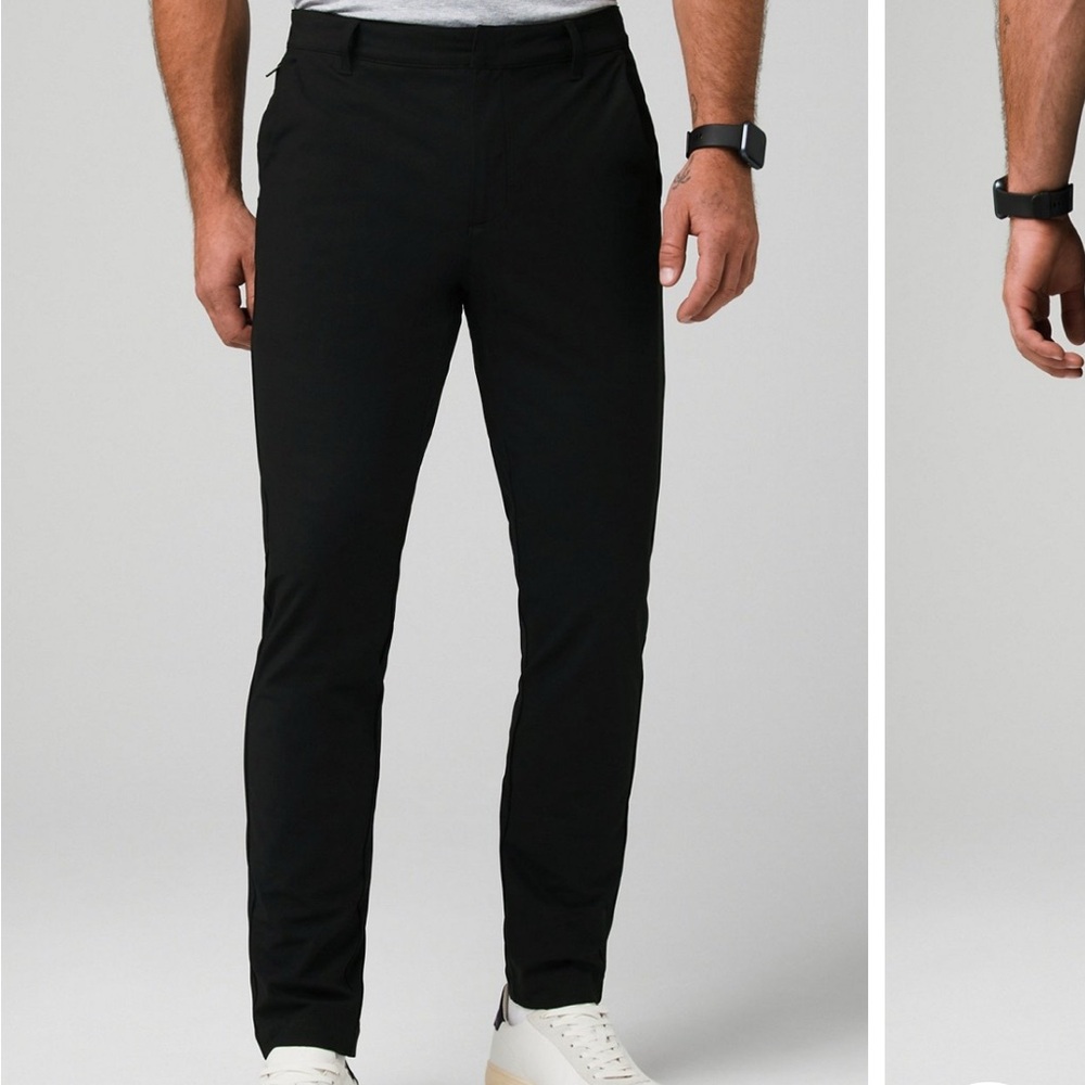 Fabletics Men's Sleek Black Dress Pants